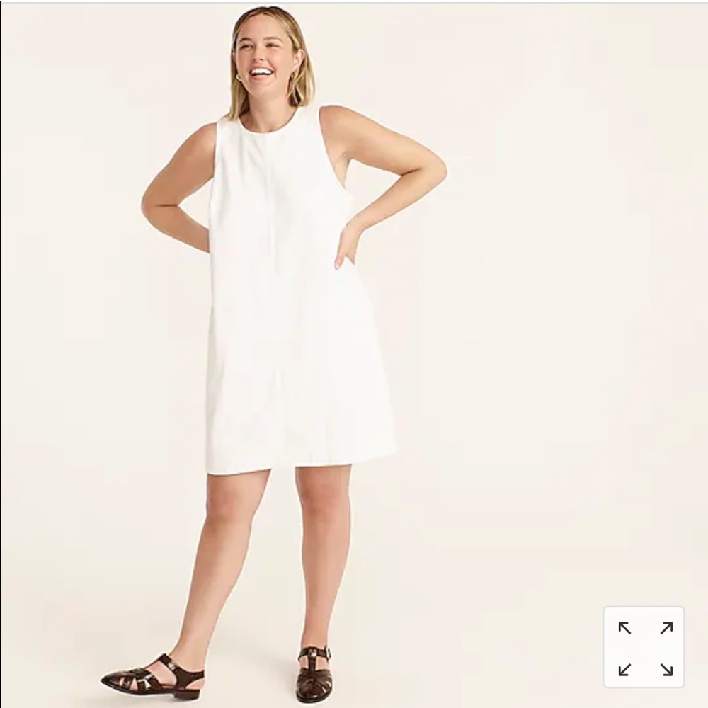 J.Crew White Denim Dress - size 0